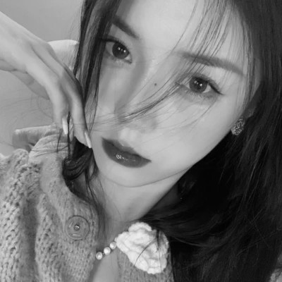 精选高质量黑白温柔女头(图68)