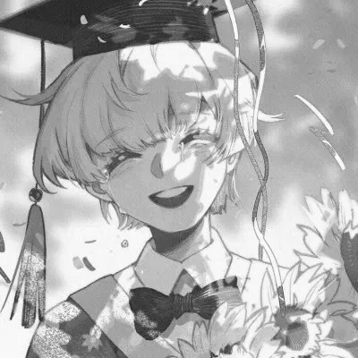 酷炫无比的黑白系动漫男生头像(图87)