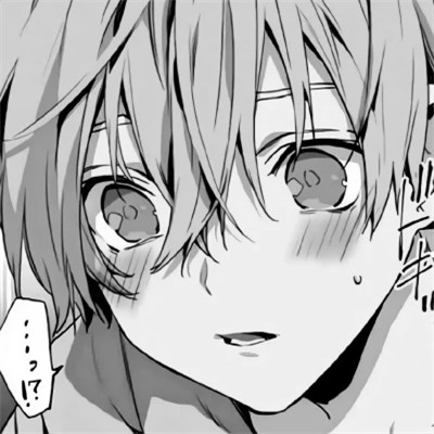 酷炫无比的黑白系动漫男生头像(图76)