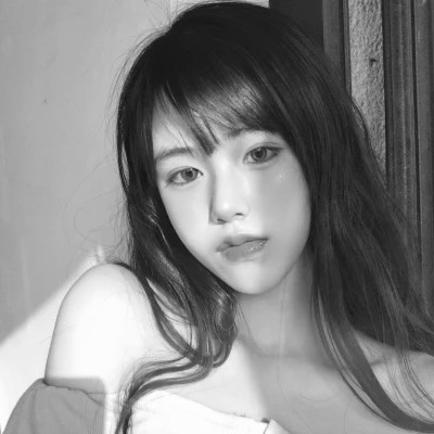 精选高质量黑白温柔女头(图38)