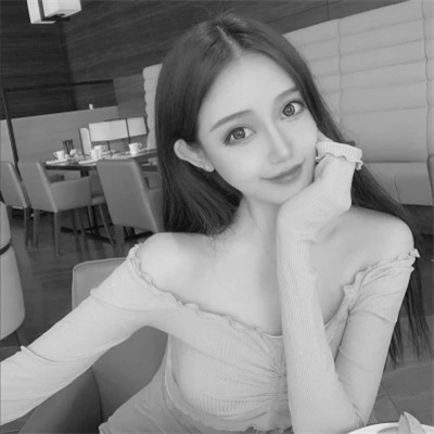 精选高质量黑白温柔女头(图43)