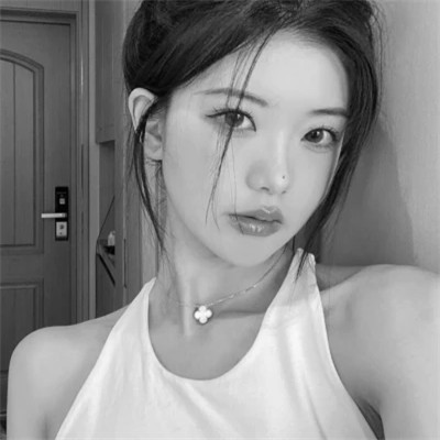 精选高质量黑白温柔女头(图78)