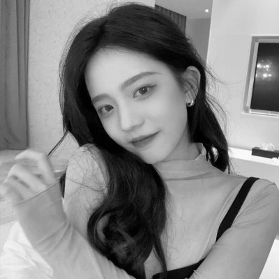 精选高质量黑白温柔女头(图49)
