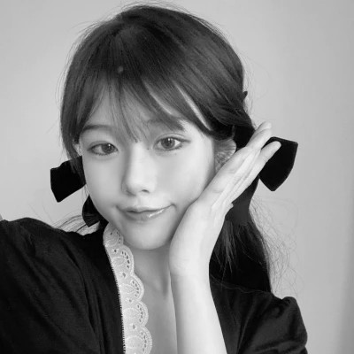 精选高质量黑白温柔女头(图40)