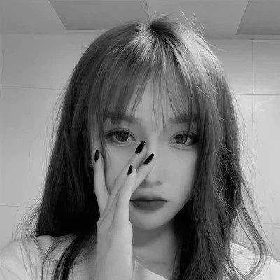 精选高质量黑白温柔女头(图82)