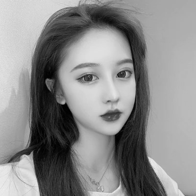 个性十足的黑白微信高清女头图片(图62)