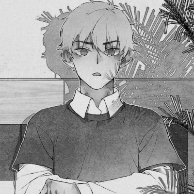 酷炫无比的黑白系动漫男生头像(图92)