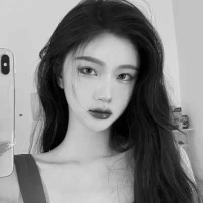 精选高质量黑白温柔女头(图71)