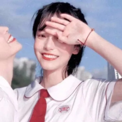闺蜜头像真人可爱双人一左一右(图13)
