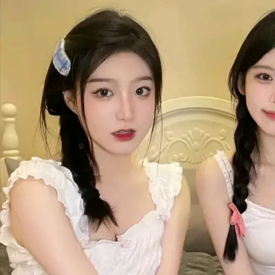 闺蜜头像真人可爱双人一左一右(图4)