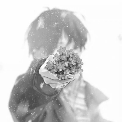动漫黑白魅力男生专属酷炫头像(图30)