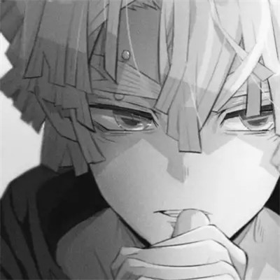 炫酷黑白风动漫男生头像高清(图68)