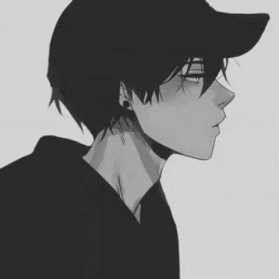 动漫黑白魅力男生专属酷炫头像(图56)