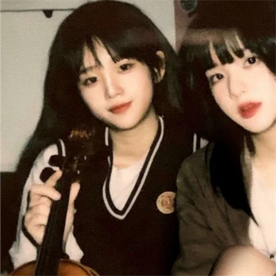 闺蜜头像真人可爱双人一左一右(图26)