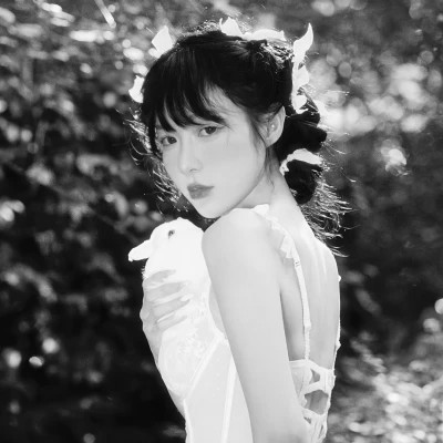 女生用的黑白头像(图93)