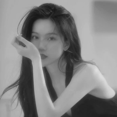 2024抖音热门黑白女头(图55)