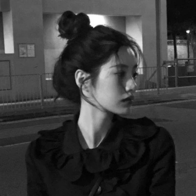 2024抖音热门黑白女头(图49)