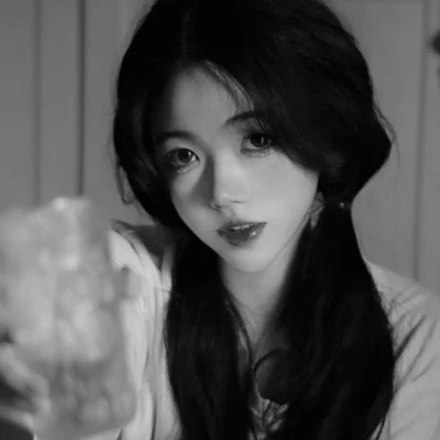 2024抖音热门黑白女头(图67)