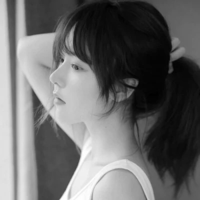 2024抖音热门黑白女头(图11)