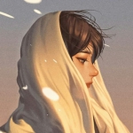 伤感思念动漫侧脸女头图片