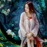 唯美安静高清漫画女头图片