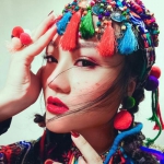 高清伤感民族风女头图片