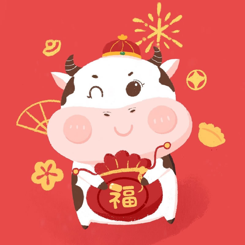 牛年可爱高清头像图片