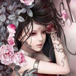 动漫伤感超酷女头图片