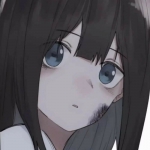 动漫脏了脸的伤感女头图片