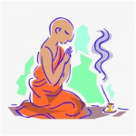 烧香拜佛祈福高清头像图片大全