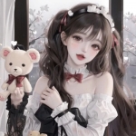 精致女仆二次元动漫女生绝美头像图片8张