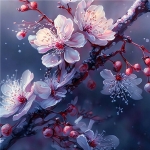 冬季梅花微信头像，绝美雪梅图片