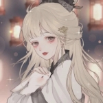 古风手绘少女动漫头像图片，打造专属于你的神秘韵味！