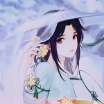 让人着迷的古风手绘漫画女生头像图片