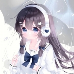 雨天动漫少女心爆棚头像图片，别样的美丽