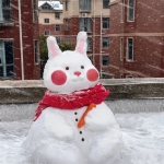 兔子雪人可爱情侣头像图片