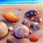 微信海滩贝壳头像图片-倾听大海的心声，感受自然的魅力！
