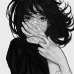 优质黑白动漫女头，打造不一样的你