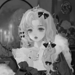 超好看的黑白漫画女生头像图片合集，美丽与神秘并存