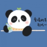 可爱圆滚滚熊猫卡通表情包头像图片