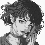 黑白女漫画头像：简约而不简单，展现高级感