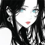 头像女漫画高冷，冷艳高贵