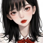 女气质高级感头像手绘，美哭啦