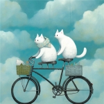 精选治愈系猫咪插画头像图片，给你带来无限温馨与安慰！