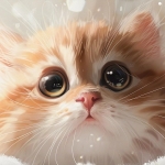 可爱的猫咪特写照片头像图片