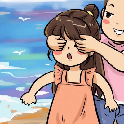 妻宝专属手绘卡通可爱情头｜甜蜜情侣必备