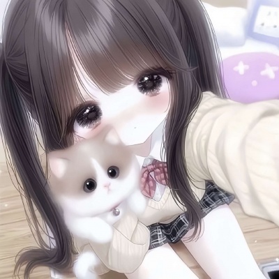 可爱对象不是人动漫情头一对两张 萌萌嘟画风情侣必备