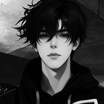 黑白个性动漫男头推荐