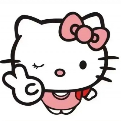 可爱手绘Hello Kitty头像图片｜软萌风高清无水印