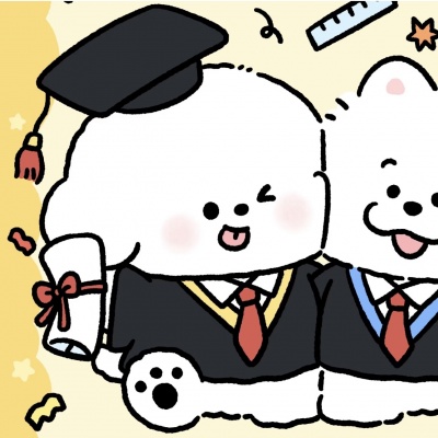 超萌卡通小狗头像情头来袭